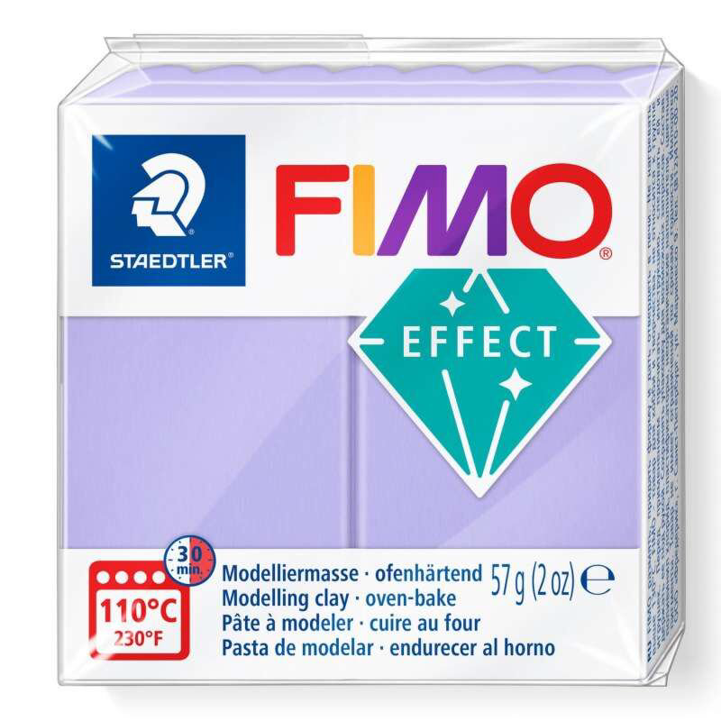 Полимерная глина Staedtler Fimo effect lilac 57гр купить,NaN