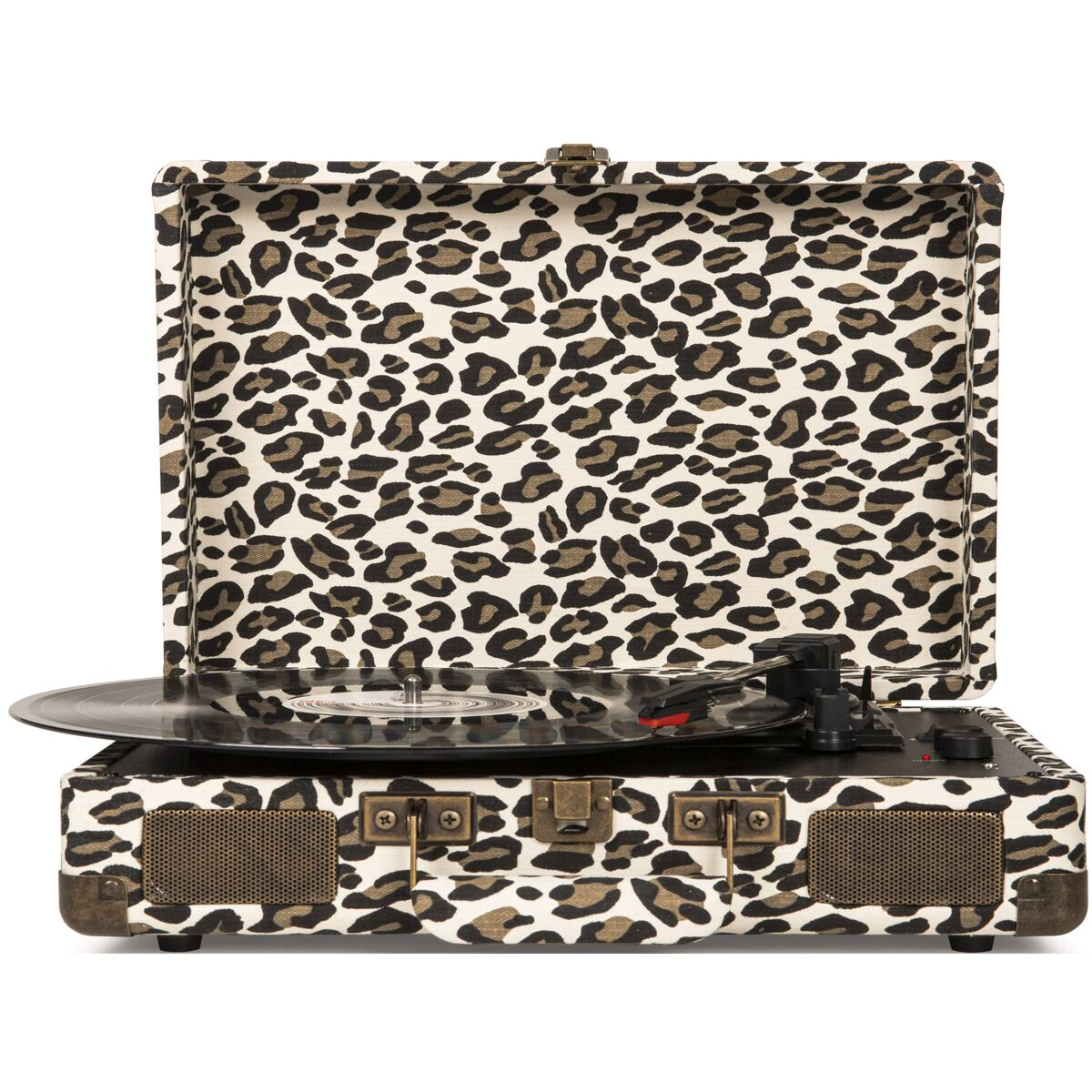 Проигрыватель виниловых дисков Crosley Cruiser Deluxe Leopard c Bluetooth CR8005D-LP купить,NaN