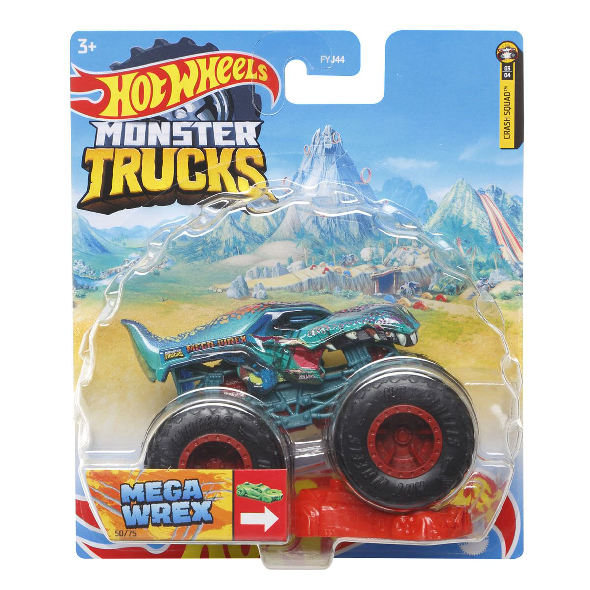 Машинка Hot Wheels Monster Trucks. 1:64 Mega Wrex купить,NaN