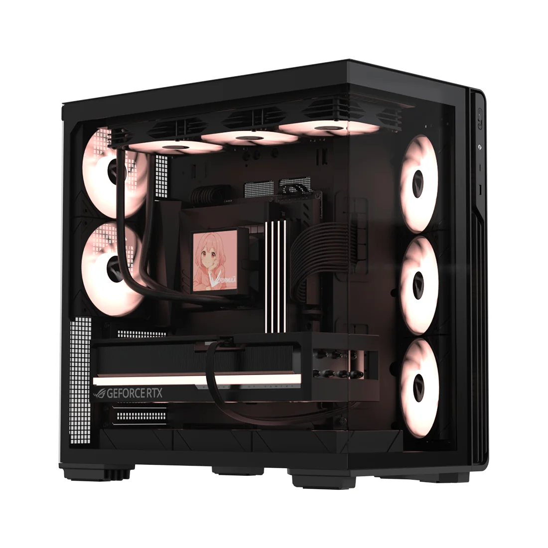 Корпус Formula V Crystal Z7 PA без Б/П чёрный