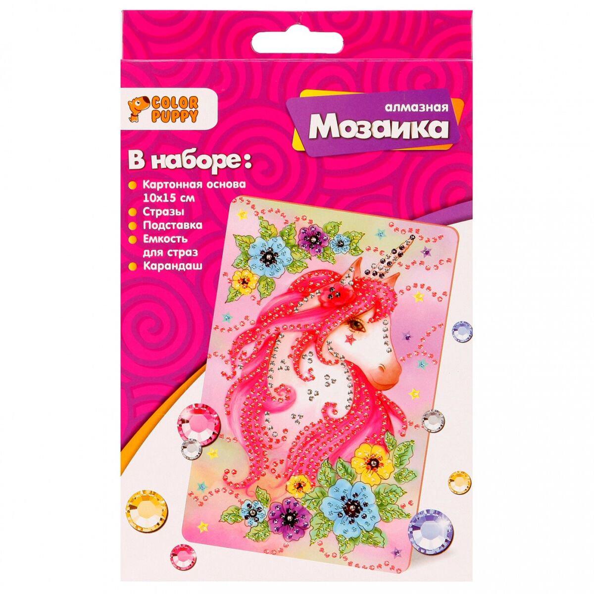 Алмазная мозаика Color Puppy Единорог купить,NaN