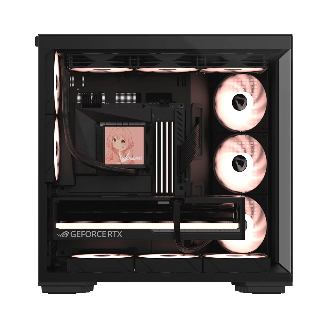 Корпус Formula V Crystal Z7 PA без Б/П чёрный