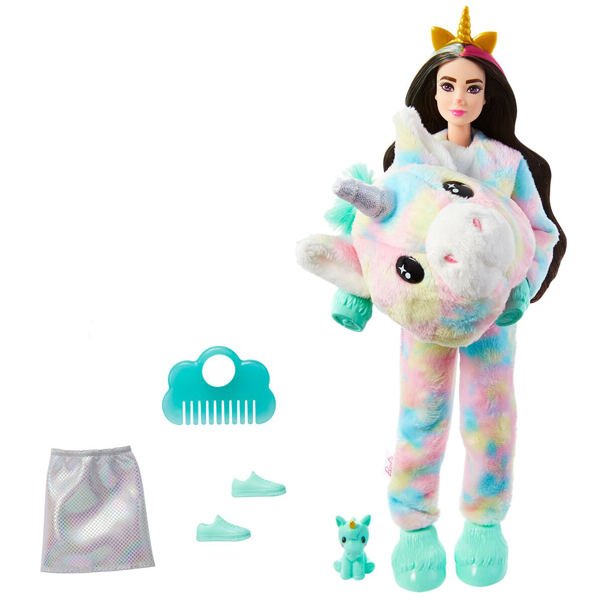 Кукла Barbie Cutie Reveal Единорог HJL58 30см  купить,NaN