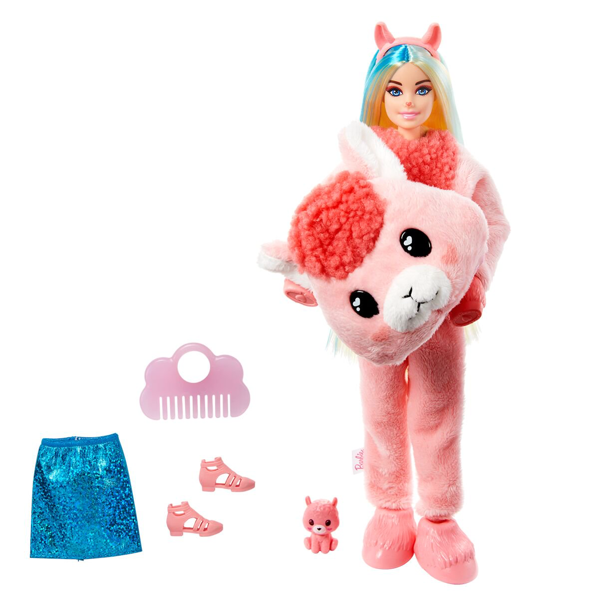 Кукла Barbie Cutie Reveal Лама HJL60 30см  купить,NaN