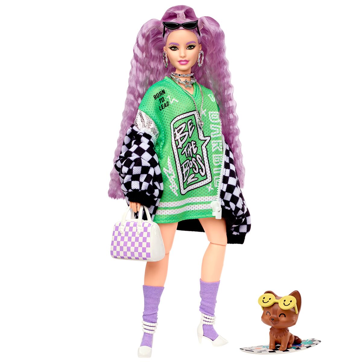 Кукла Barbie Extra в рейсерской толстовке HHN10 купить,NaN