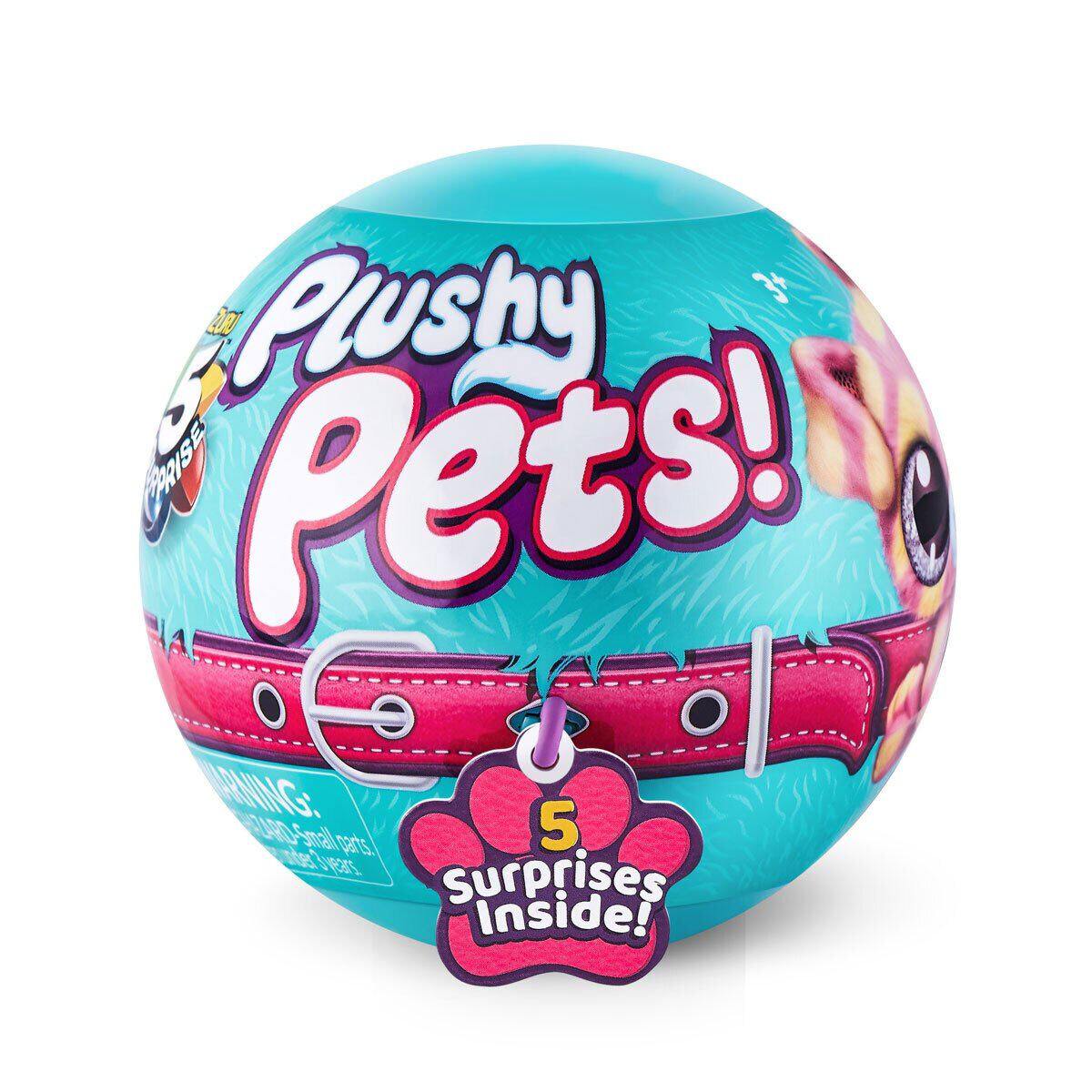 5 Surprise: ZURU Plushy Pets Шар с секретом купить,NaN