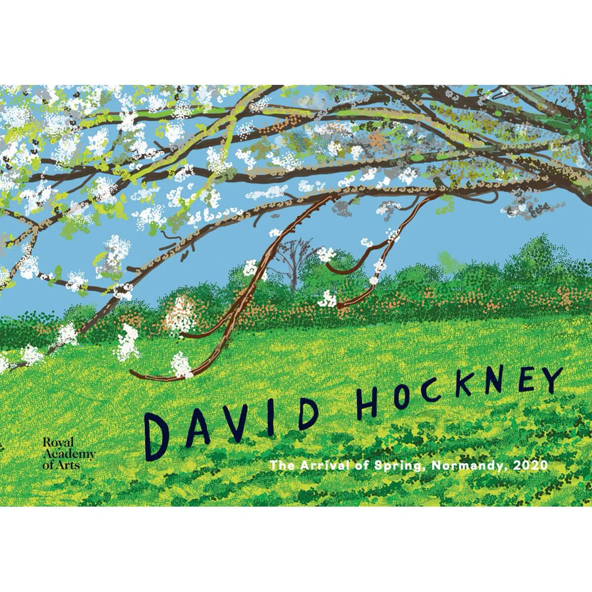 Искусство David Hockney The Arrival of Spring, Normandy, 2020 купить,NaN