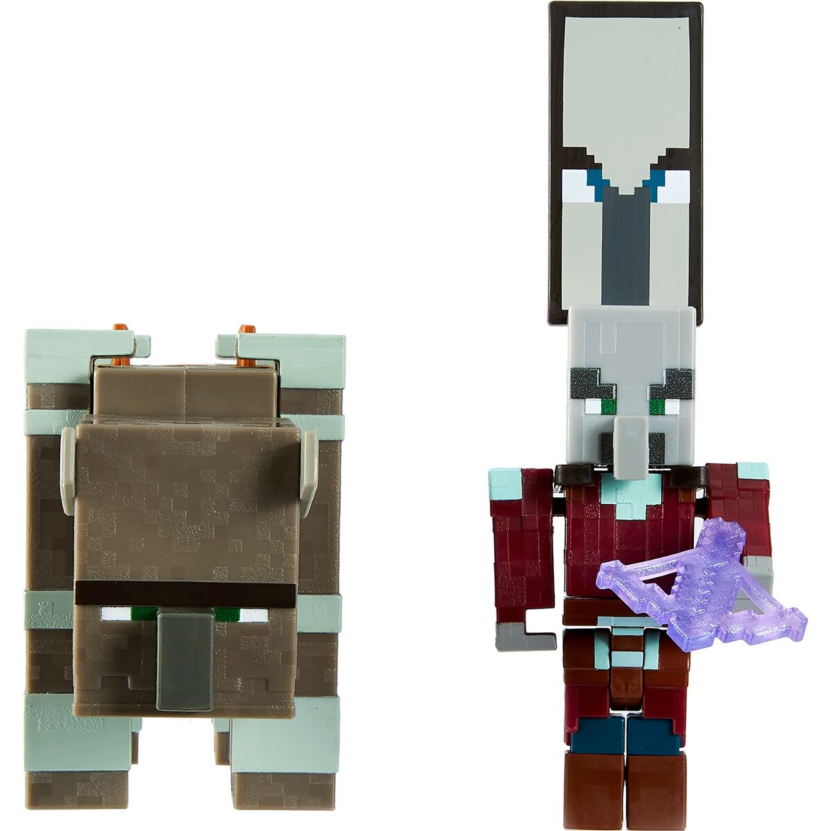 Набор фигурок Minecraft Raid Captain and Ravager купить,NaN