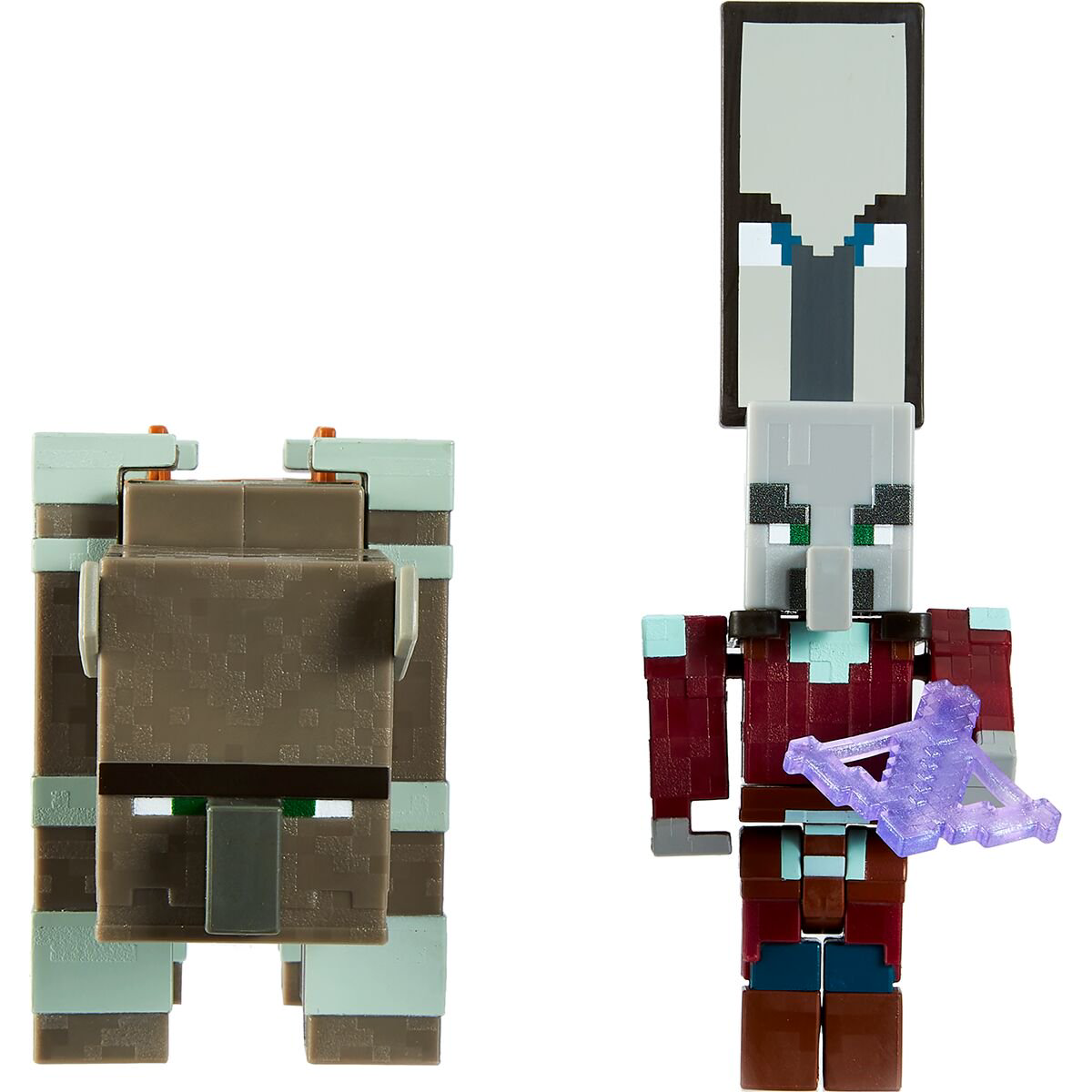 Набор фигурок Minecraft Raid Captain and Ravager купить,NaN