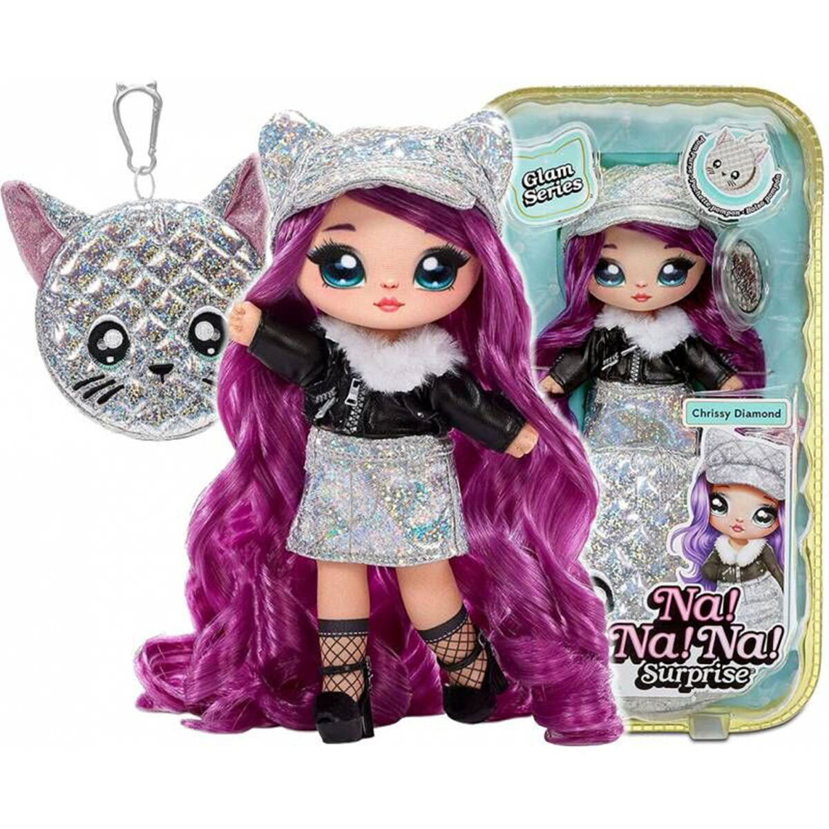 Мягкая кукла Glam Na! Na! Na! Сюрприз 2 в 1 Крисси Даймонд  575344EUC/A купить,NaN