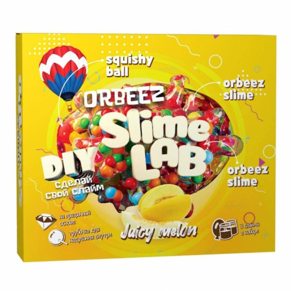 Опыты Инновации для детей 520 Slime Lab Orbeez Juice Melon купить,NaN