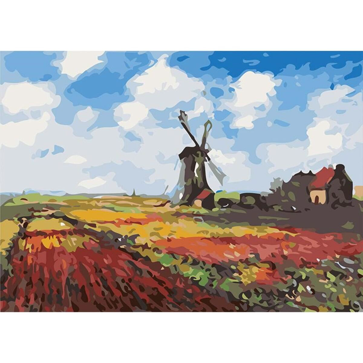 Картина по номерам Dell`Arte Поле 40х50 купить,NaN