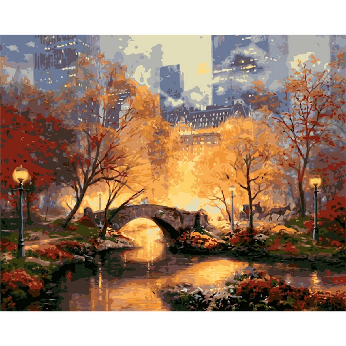 Картина по номерам Dell` Arte Вечерний пейзаж 40x50 купить,NaN