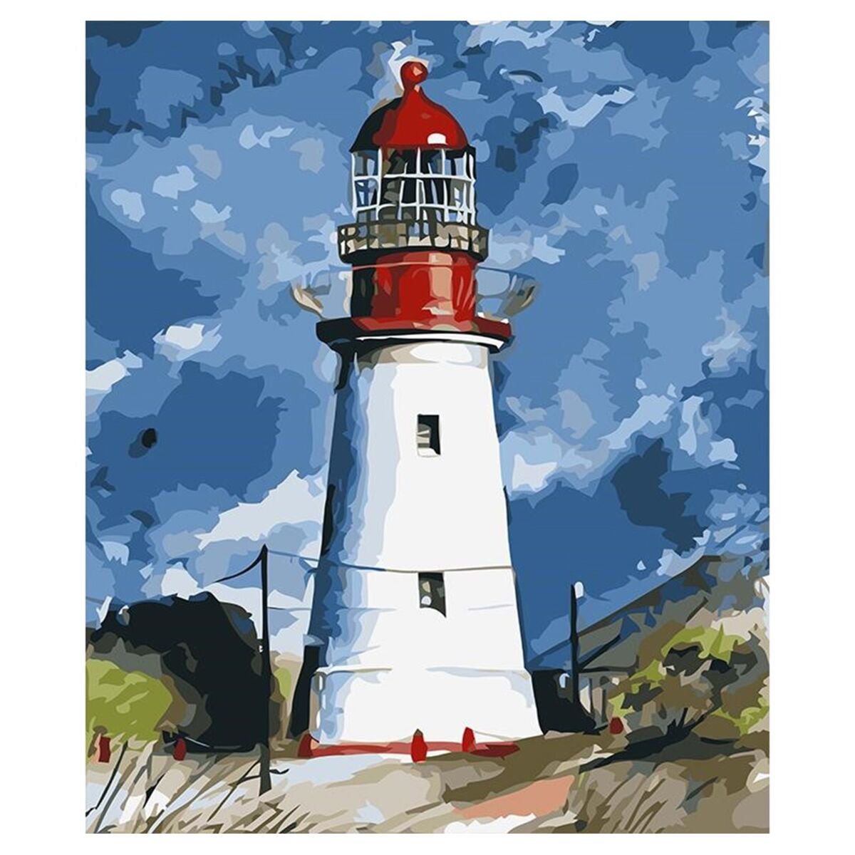 Картина по номерам Dell`Arte Маяк 40x50 купить,NaN