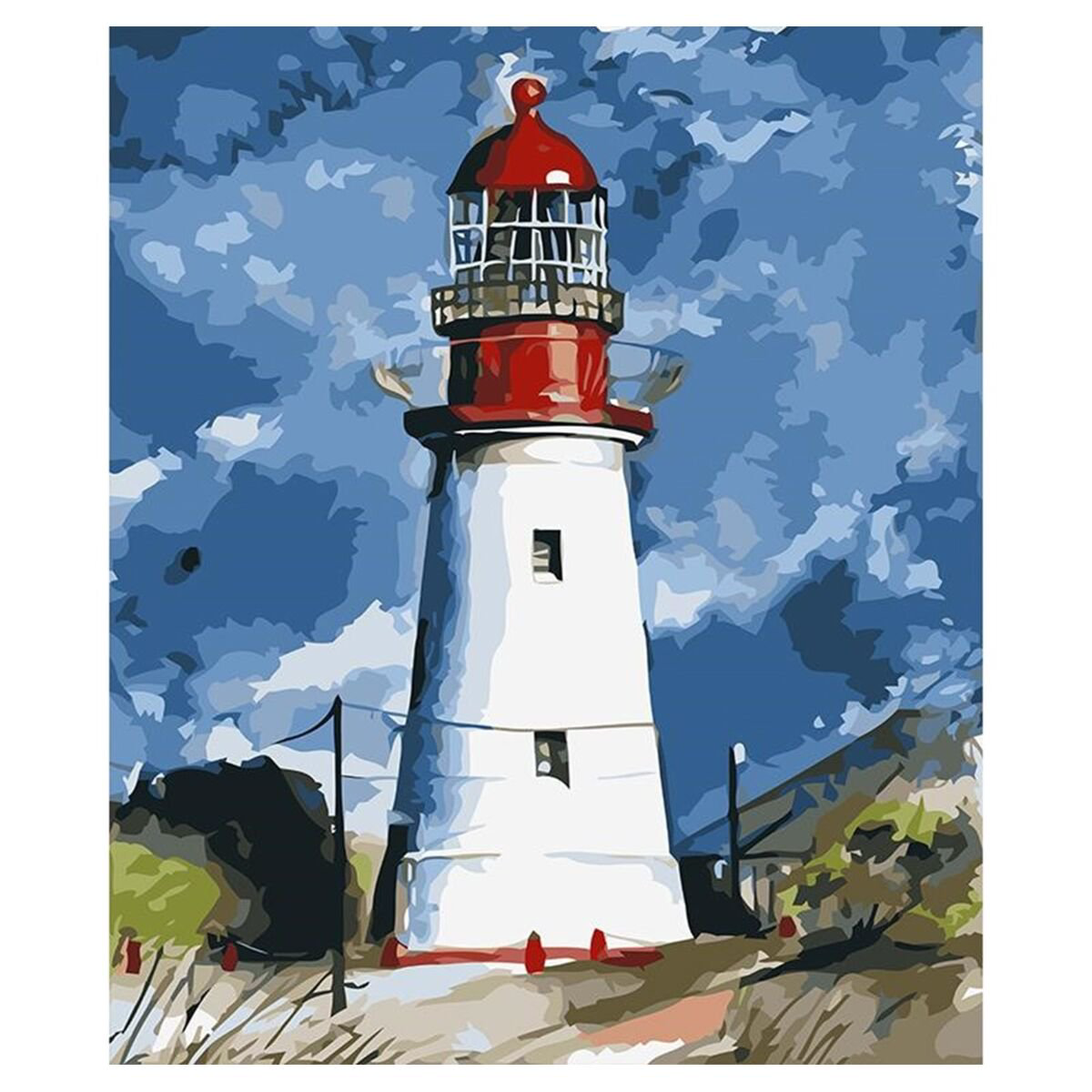 Картина по номерам Dell`Arte Маяк 40x50 купить,NaN