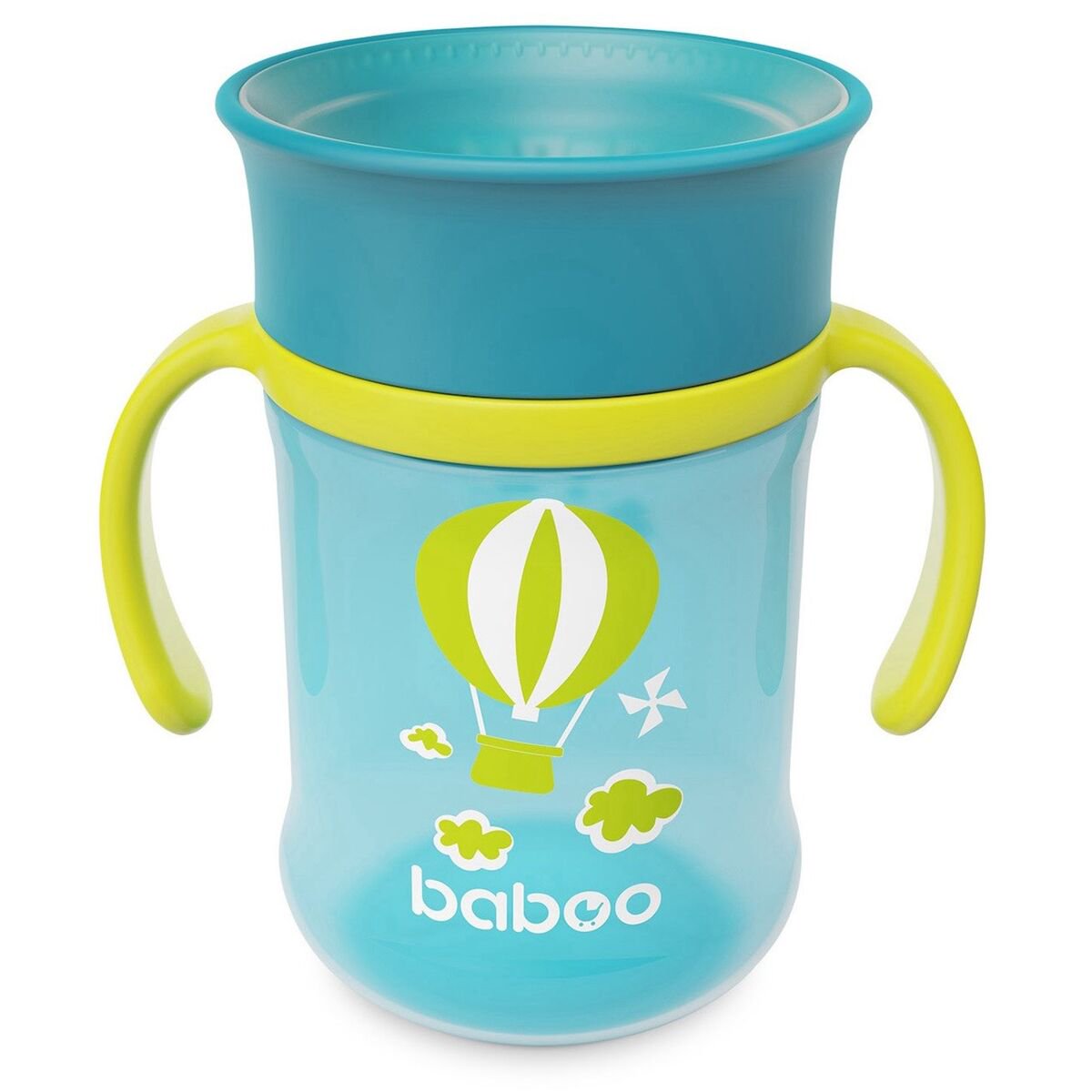 Поильник Baboo Transport 360° 6м+ 300 мл зелёный купить,NaN