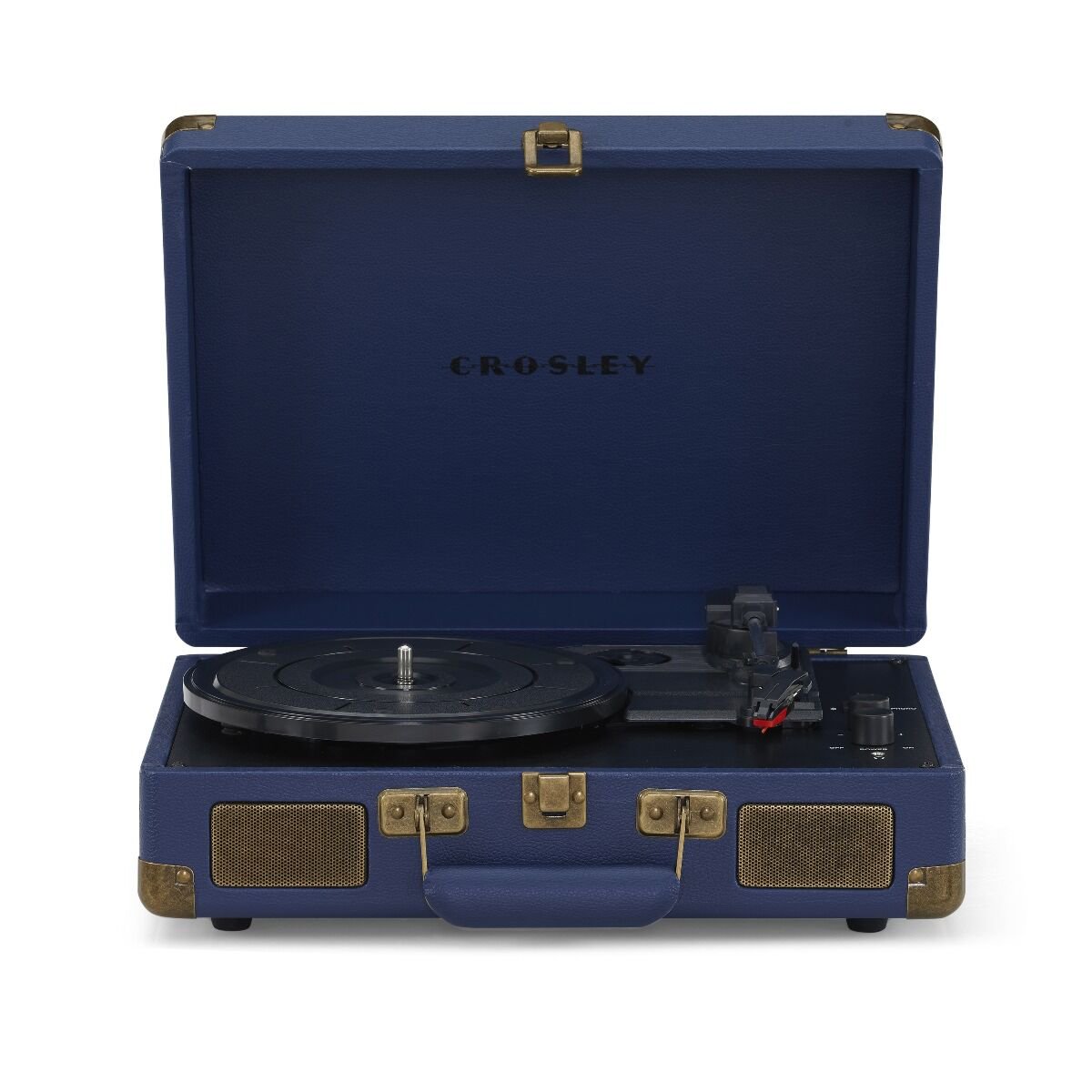 Виниловый проигрыватель Crosley Cruiser Plus Navy c двухсторонним Bluetooth CR8005F-NV4 купить,NaN