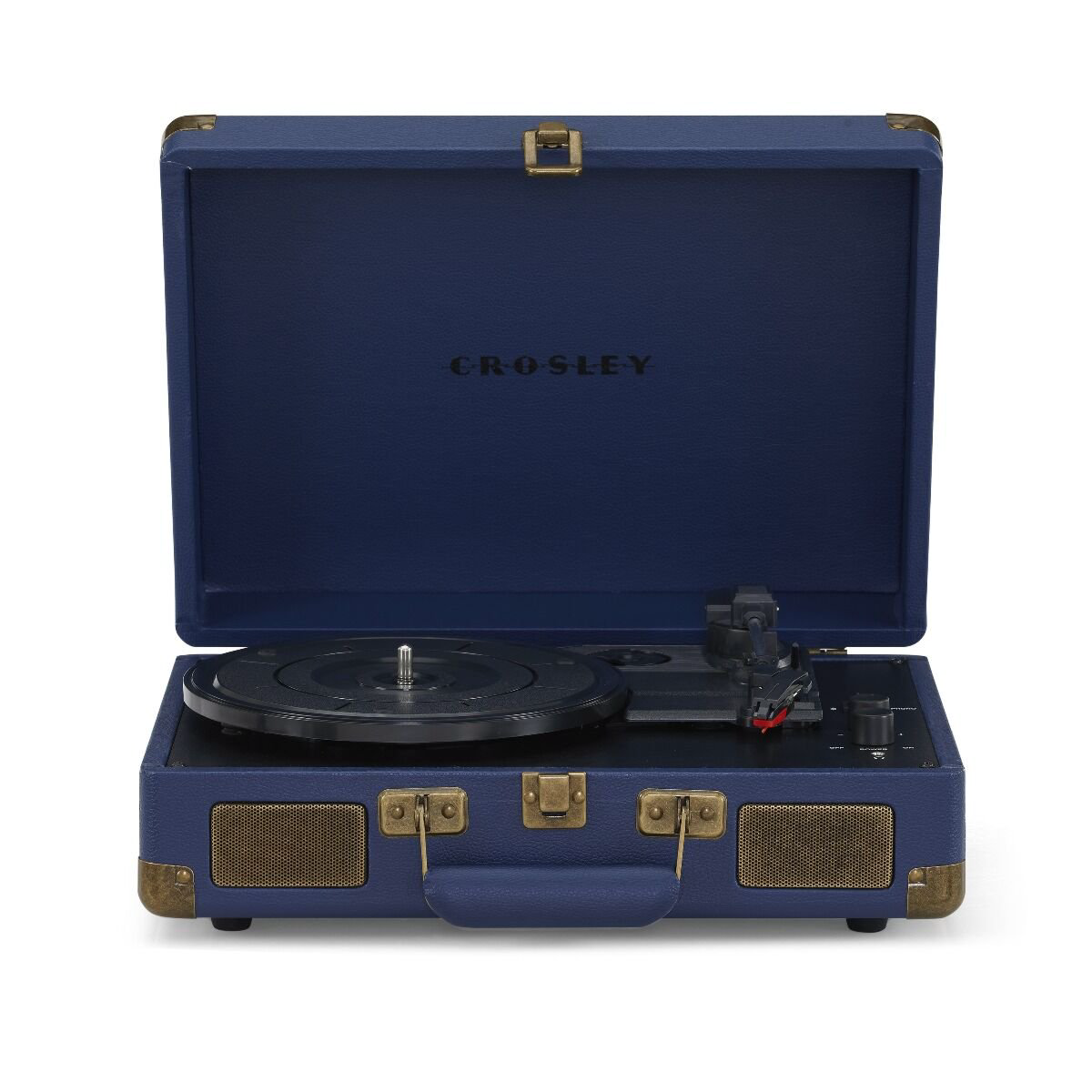 Виниловый проигрыватель Crosley Cruiser Plus Navy c двухсторонним Bluetooth CR8005F-NV4 купить,NaN