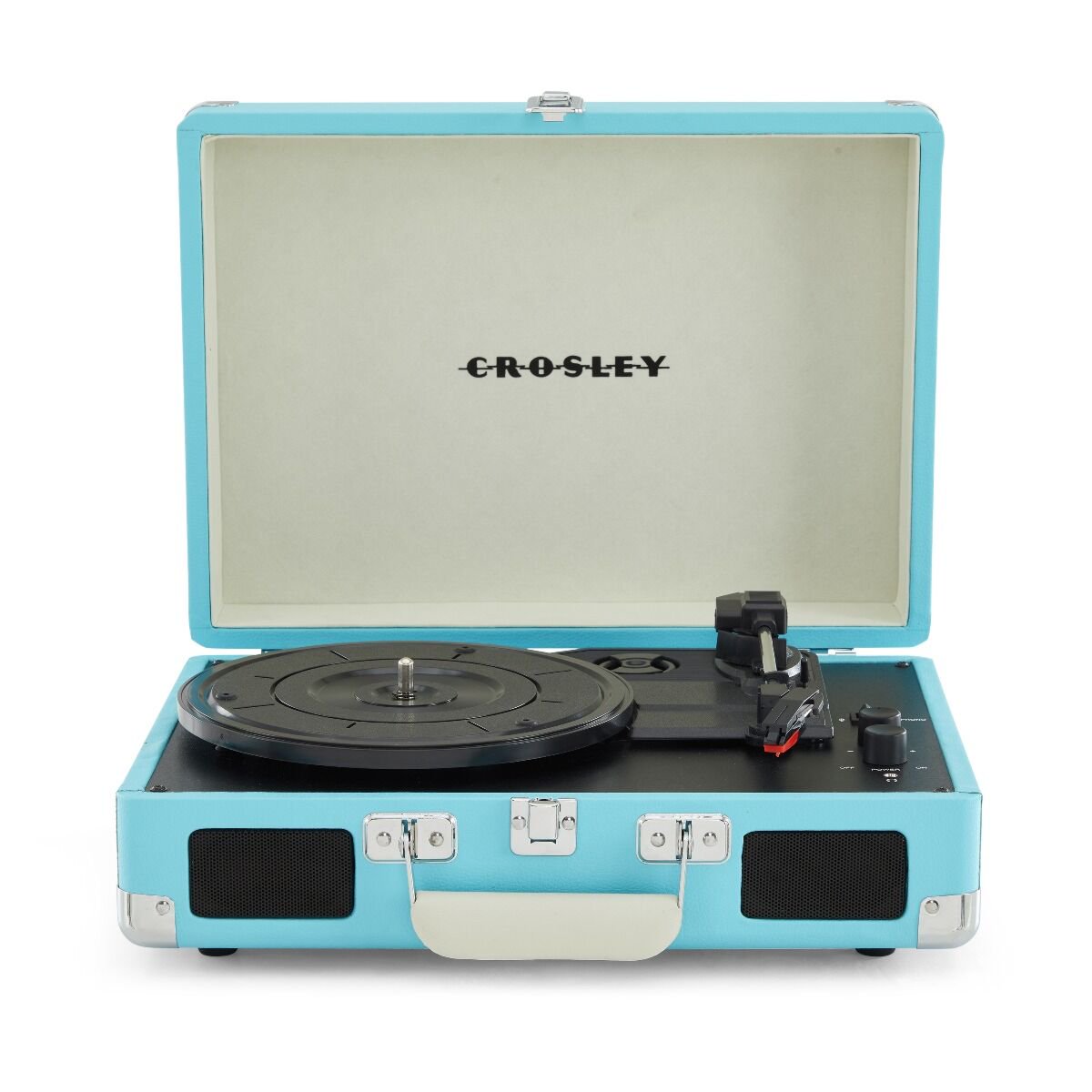 Виниловый проигрыватель Crosley Cruiser Plus Turquoise c двухсторонним Bluetooth CR8005F-TU4 купить,NaN