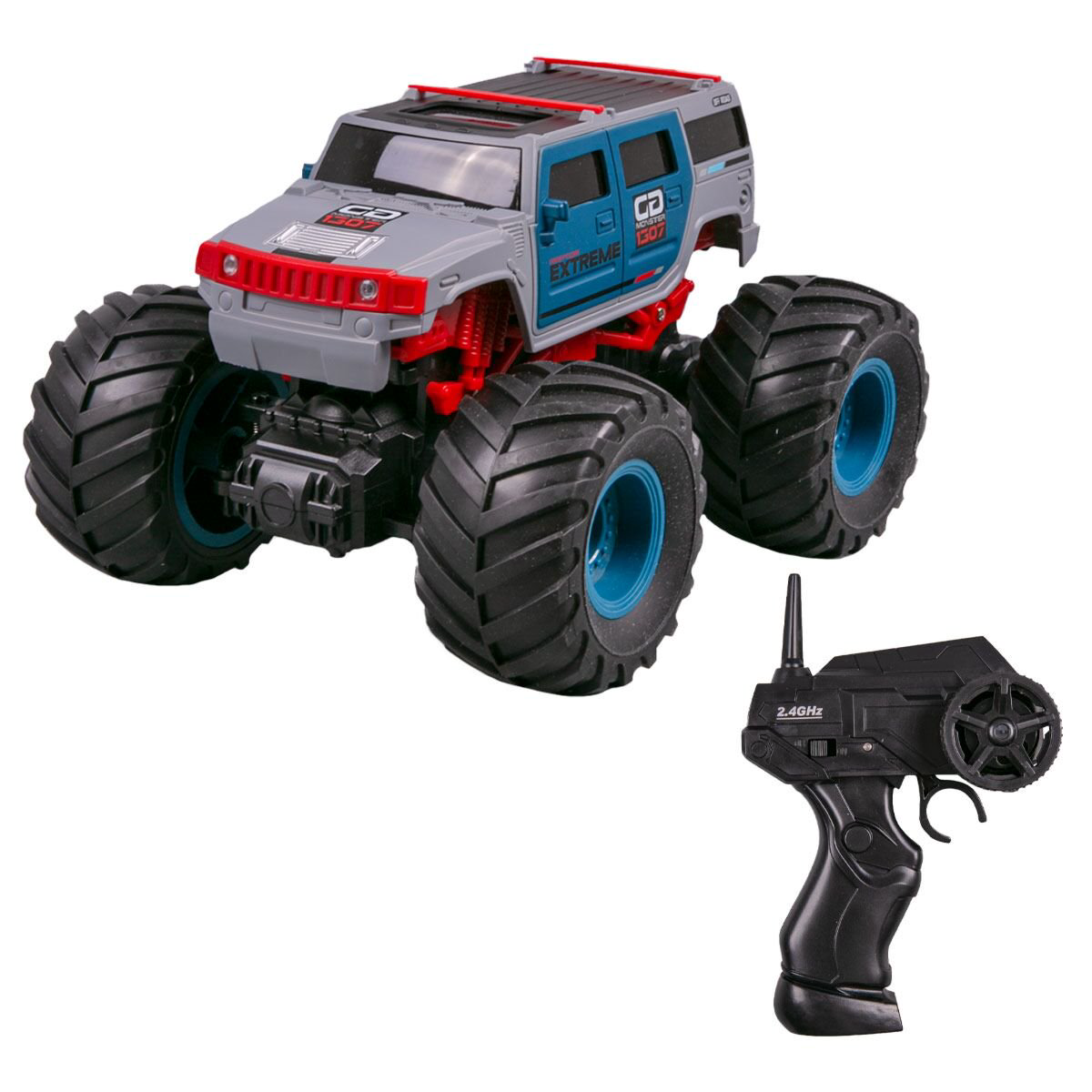 Игрушечная машинка HB внедорожник Big-Wheel 1:18 серая купить,NaN