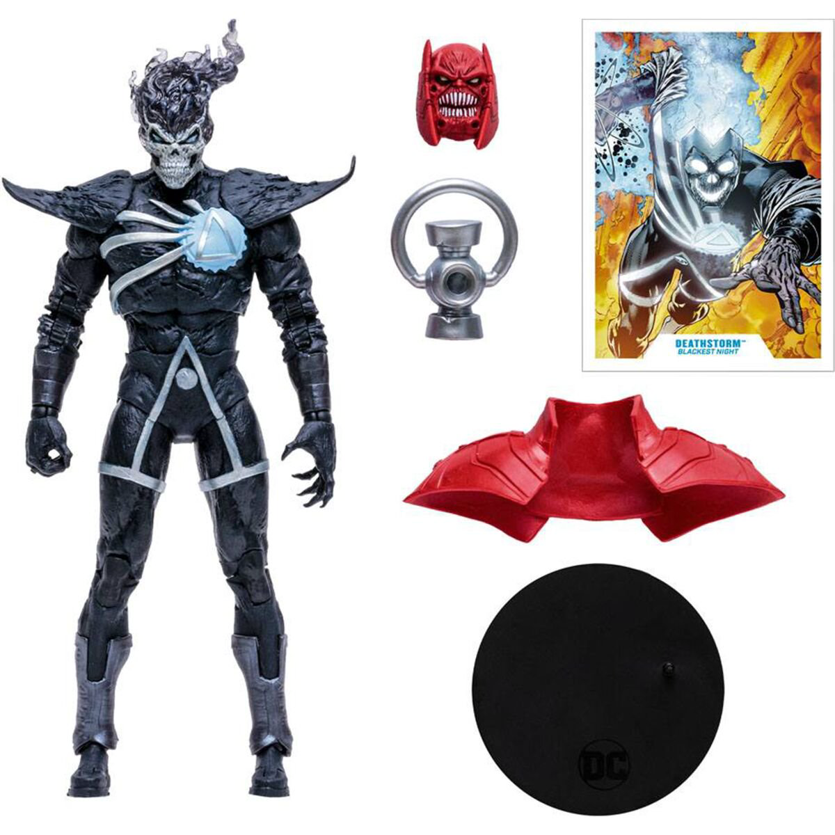 Фигурка McFarlane DC Multiverse Blackest Night Deathstorm 18см купить,NaN