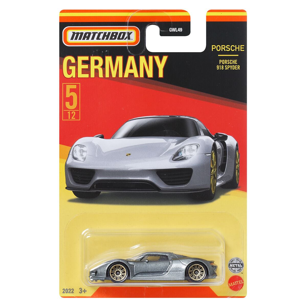 Машинка Matchbox Best of Germany - Porsche 918 Spyder купить,NaN