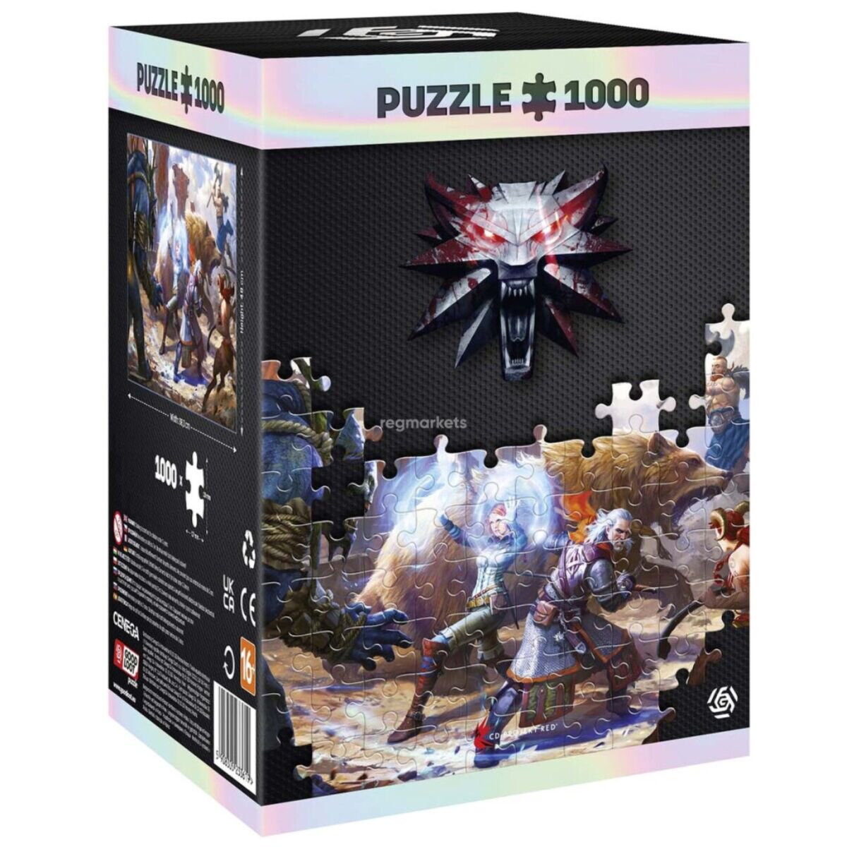 Пазлы Good Loot The Witcher Geralt & Triss in Battle 1000 деталей купить,NaN