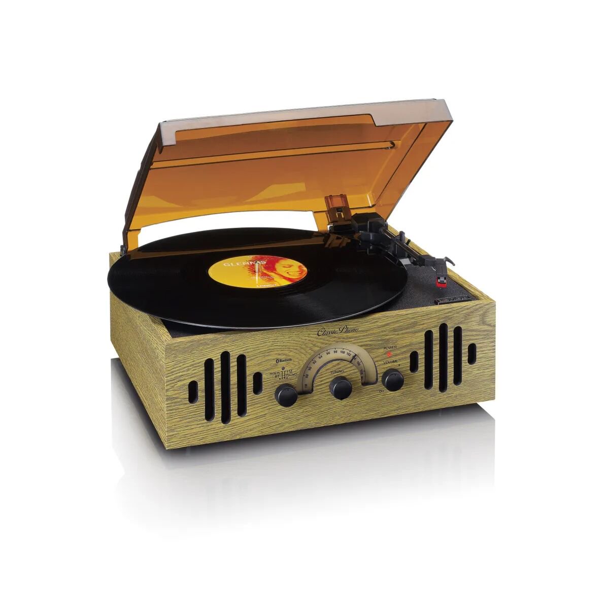 Виниловый проигрыватель Lenco TT-41 OAK с радио и Bluetooth купить,NaN
