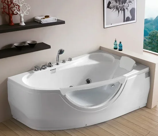 Акриловая ванна Gemy G9046 II B R 171х68х99см белый купить,NaN