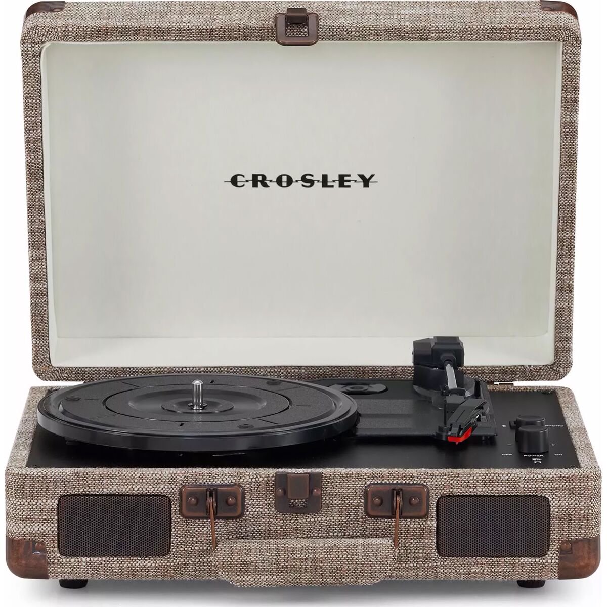 Виниловый проигрыватель Crosley Cruiser Plus Havana c двухсторонним Bluetooth CR8005F-HA4 купить,NaN