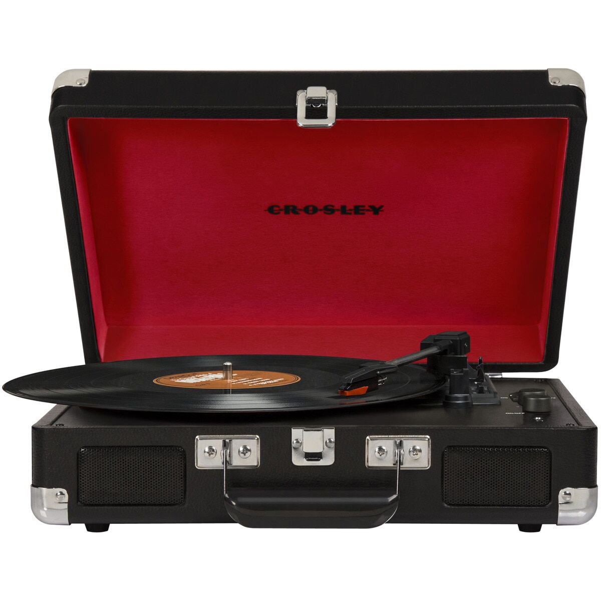 Виниловый проигрыватель Crosley Cruiser Plus Black c двухсторонним Bluetooth CR8005F-BK4 купить,NaN