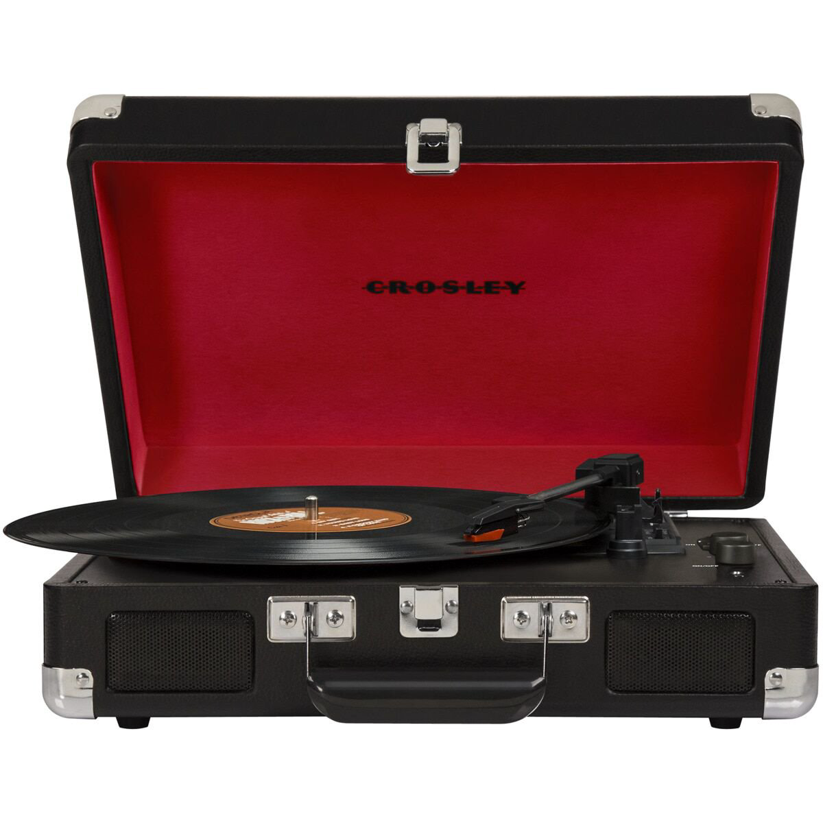 Виниловый проигрыватель Crosley Cruiser Plus Black c двухсторонним Bluetooth CR8005F-BK4 купить,NaN