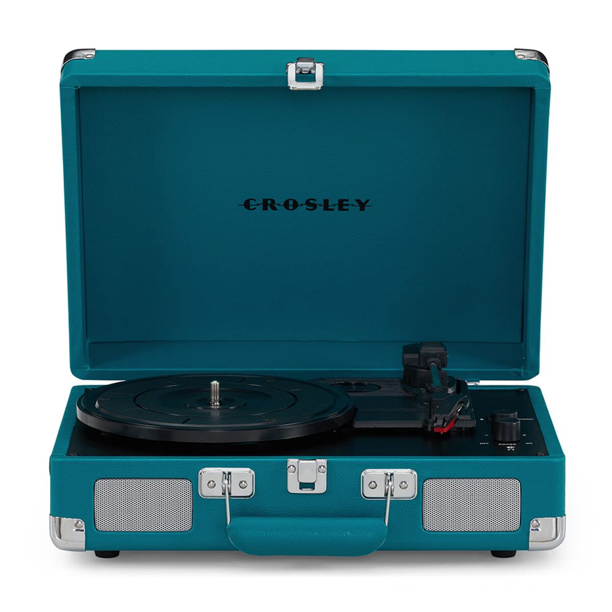 Виниловый проигрыватель Crosley Cruiser Plus Teal c двухсторонним Bluetooth CR8005F-TL4 купить,NaN