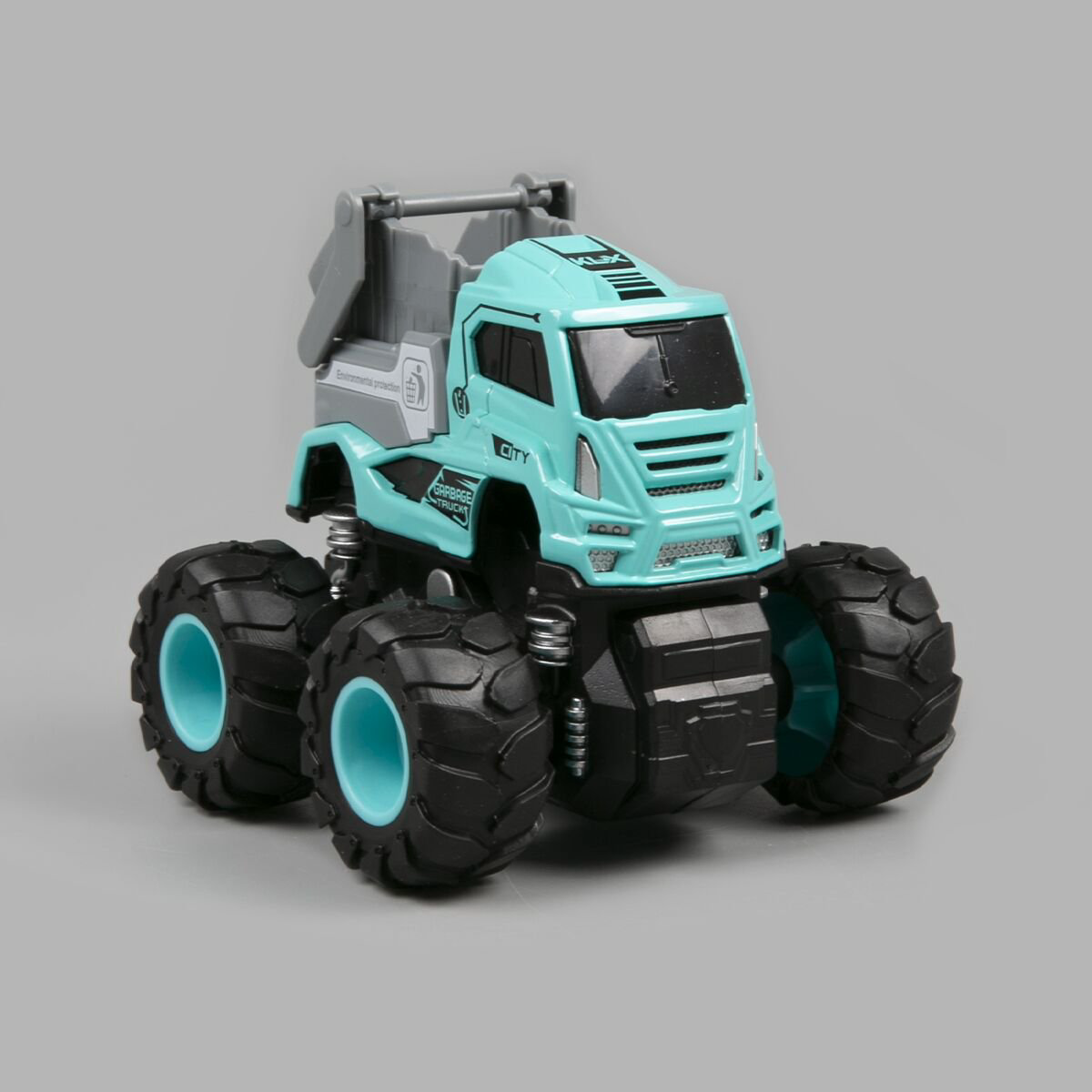 Игрушечная машинка инерционная KLX Мусоровоз 140 синяя купить,NaN