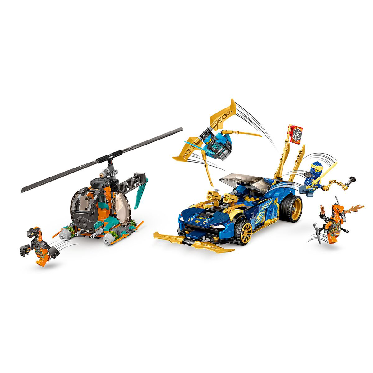 Конструктор LEGO Гоночный автомобиль ЭВО Джея и Нии Ninjago 71776 купить,NaN