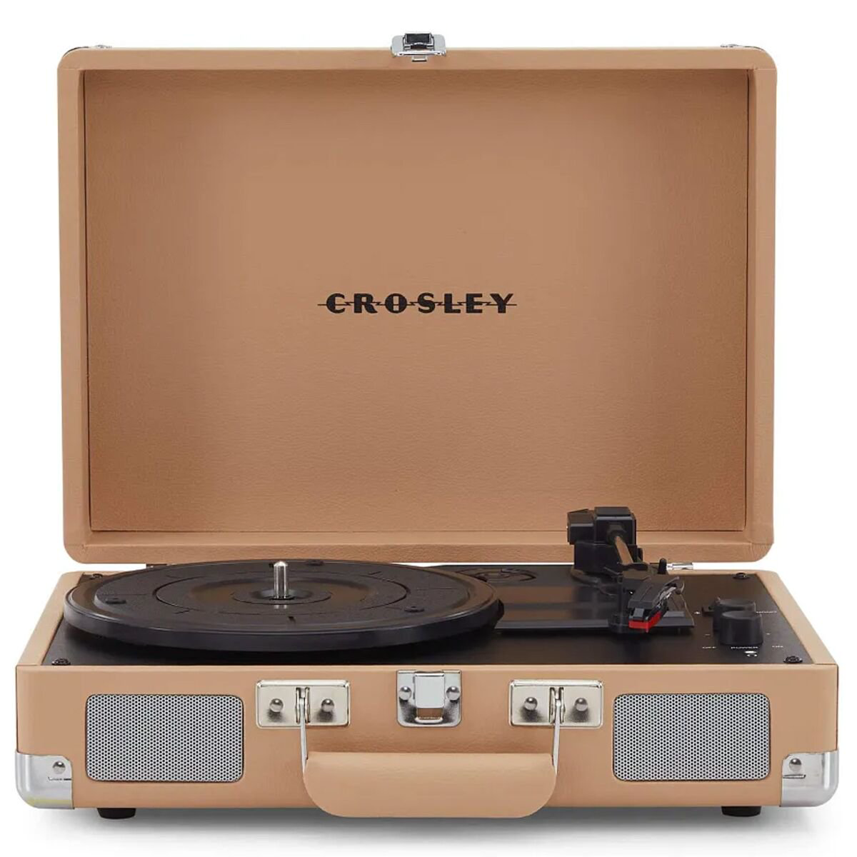 Виниловый проигрыватель Crosley Cruiser Plus CR8005F-LT4 Light Tan c двухсторонним Bluetooth купить,NaN