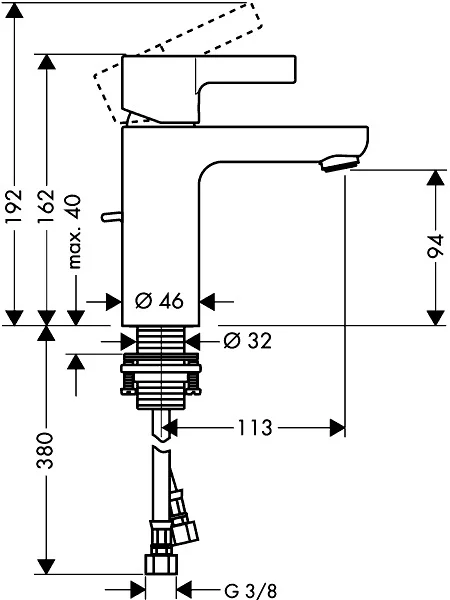 Смеситель Hansgrohe 31060000 хром