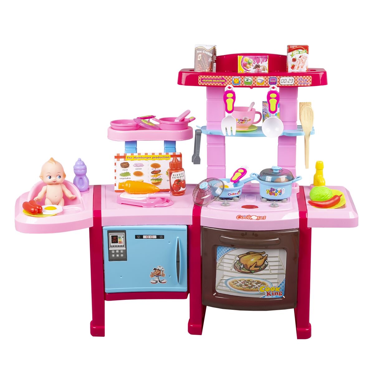 Игровой набор Besty Кухня 65см 28предметов купить,NaN
