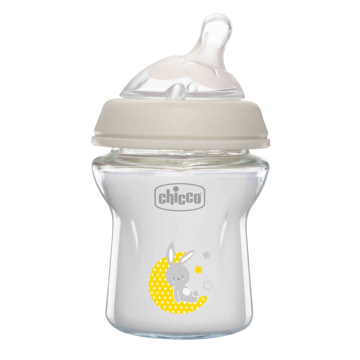 Бутылочка для кормления Chicco Natural Feeling 150 мл 0м+ стекло
