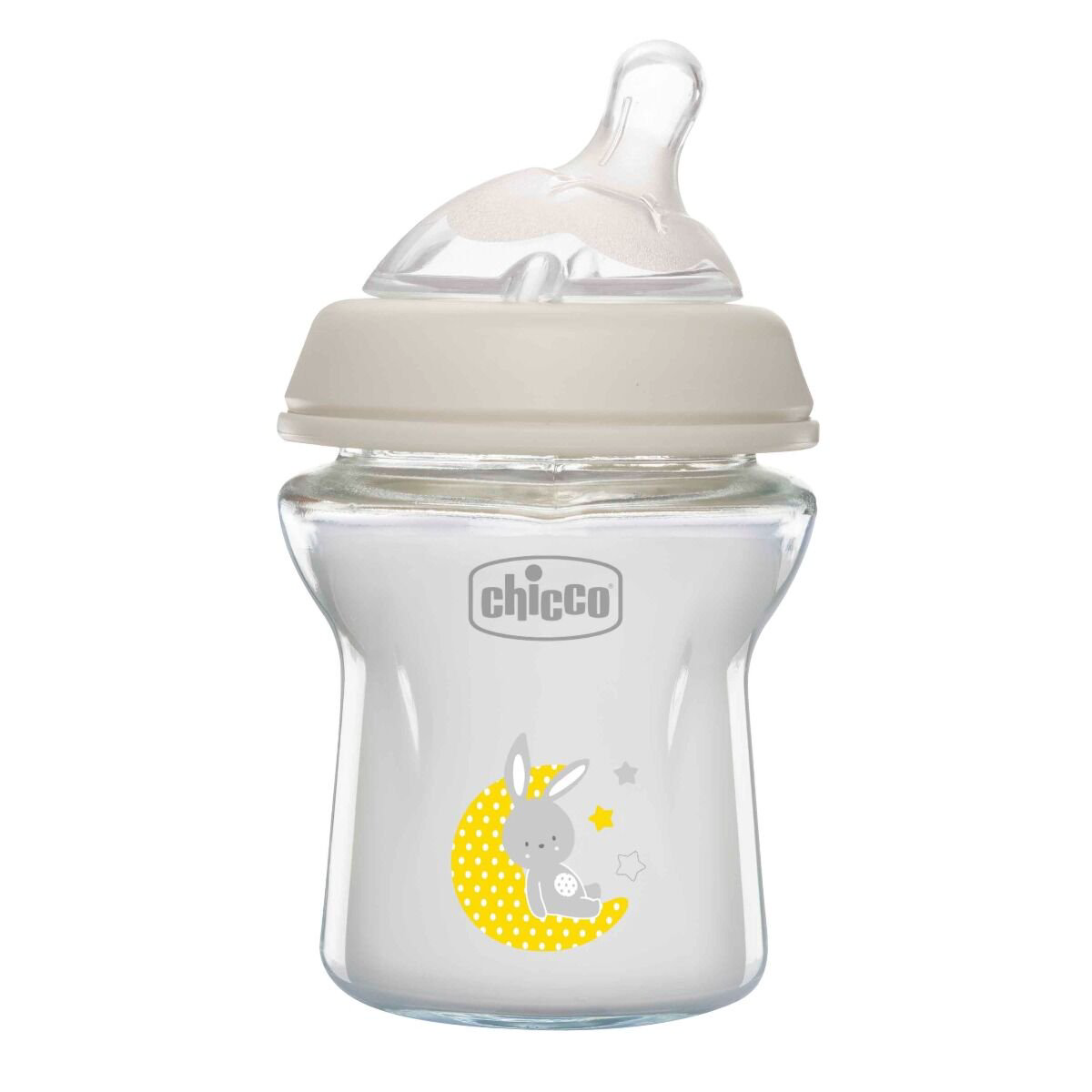 Бутылочка для кормления Chicco Natural Feeling 150 мл 0м+ стекло