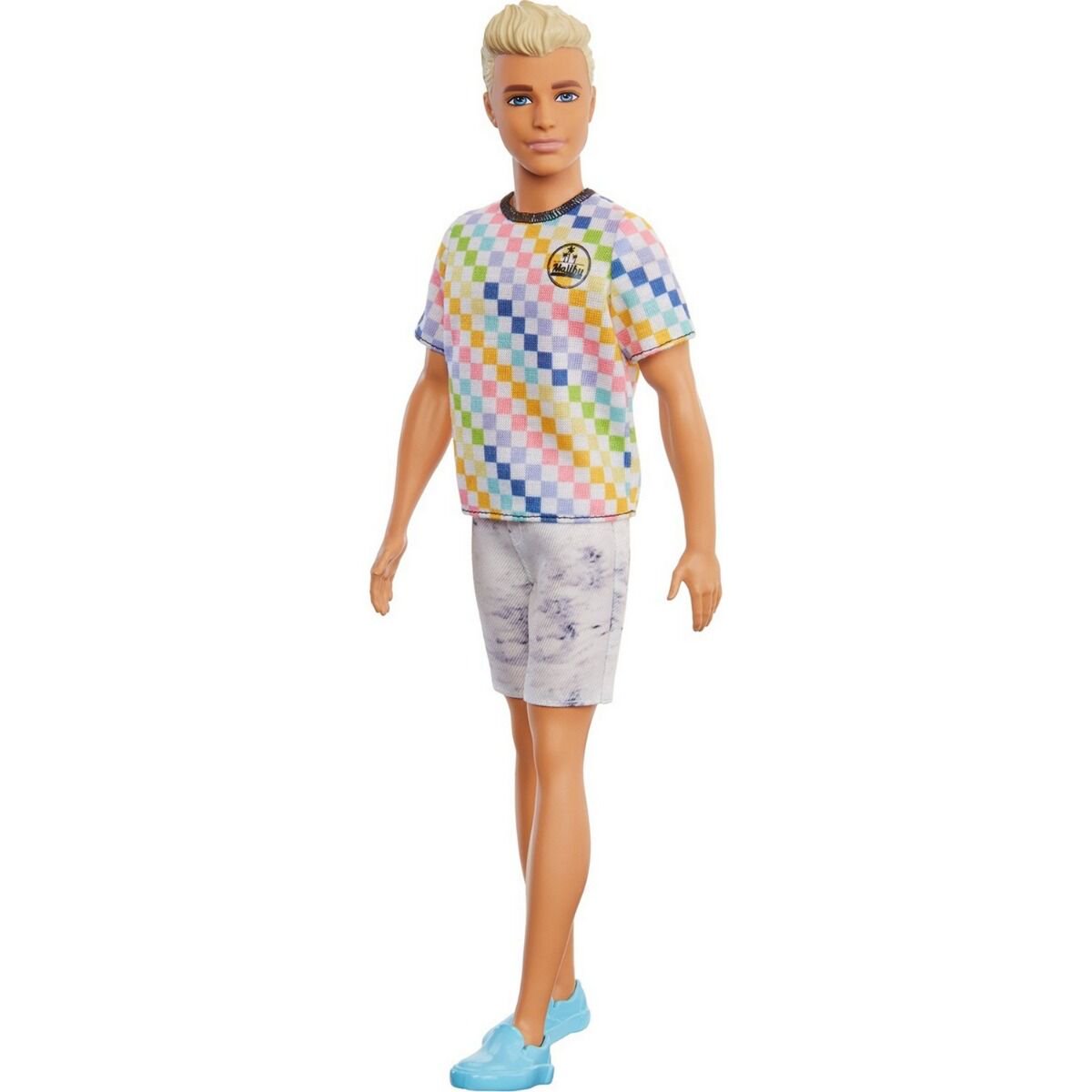 Кукла Кен Barbie Fashionistas в клетчатой рубашке GRB900 купить,NaN
