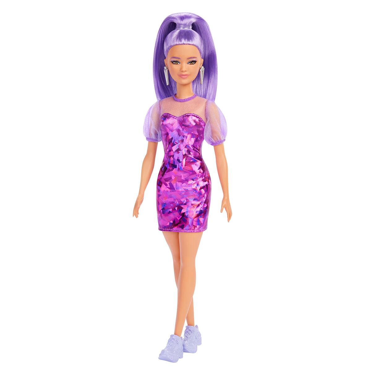 Кукла Barbie Игра с модой в сиреневом платье FBR370/HBV12 купить,NaN
