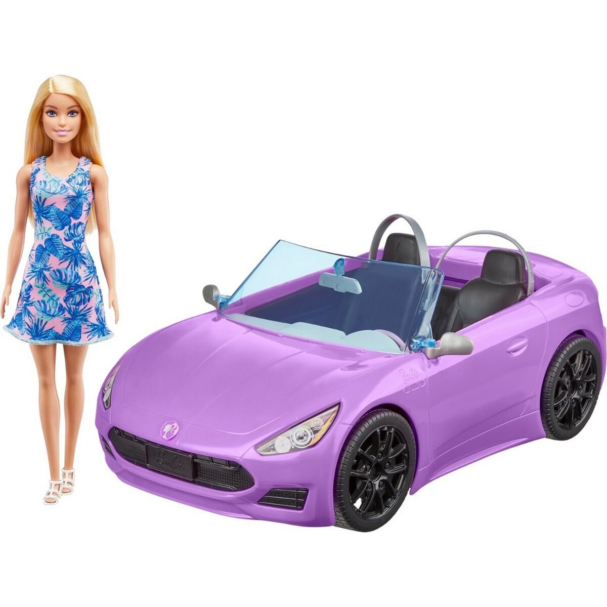 Кукла Barbie в Кабриолете Estate Транспорт Фиолетовый HBY290 купить,NaN