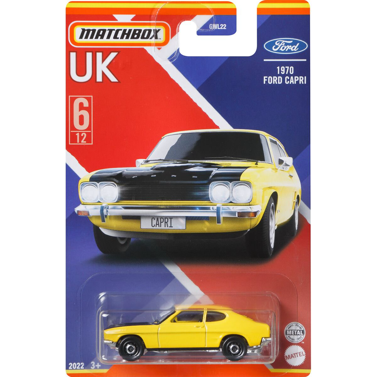 Машинка Matchbox Best of UK - Ford Capri 1970 купить,NaN