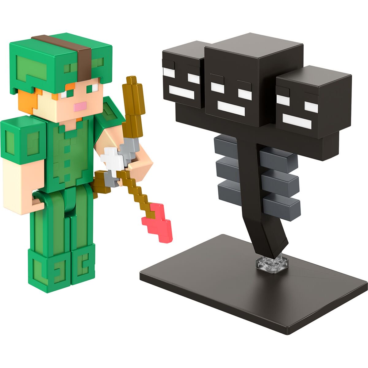 Набор фигурок Minecraft Alex vs Wither купить,NaN