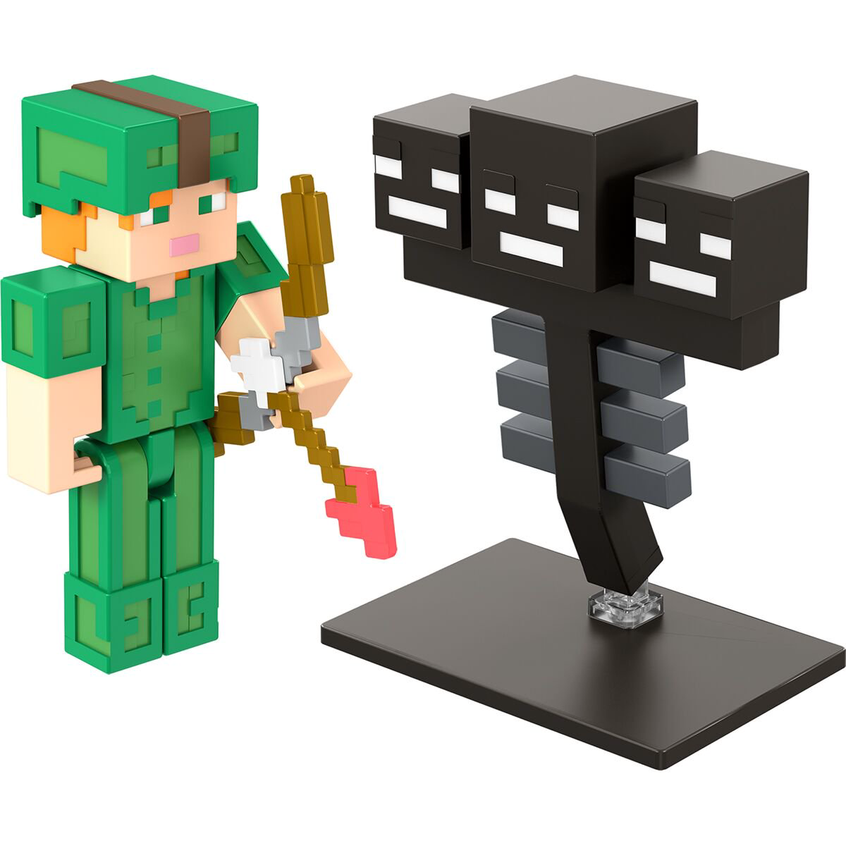 Набор фигурок Minecraft Alex vs Wither купить,NaN