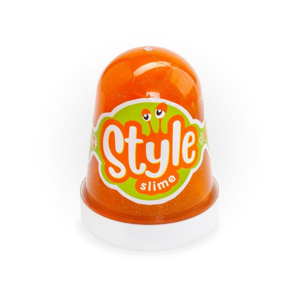 Слайм Style Slime блестящий Оранжевый с ароматом апельсина 130мл. купить,NaN