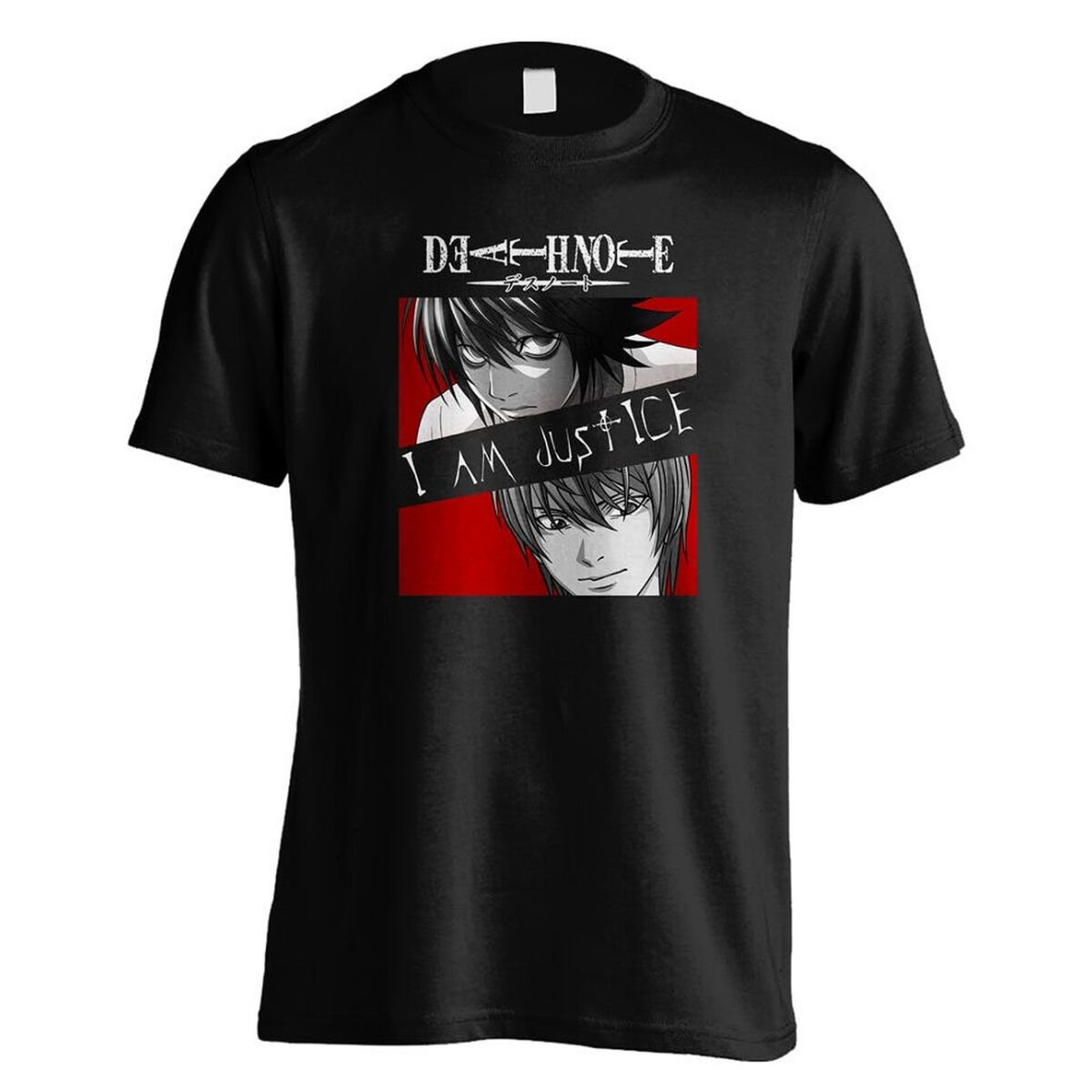 Футболка PCMerch Death Note; "L" and Kira L купить,NaN