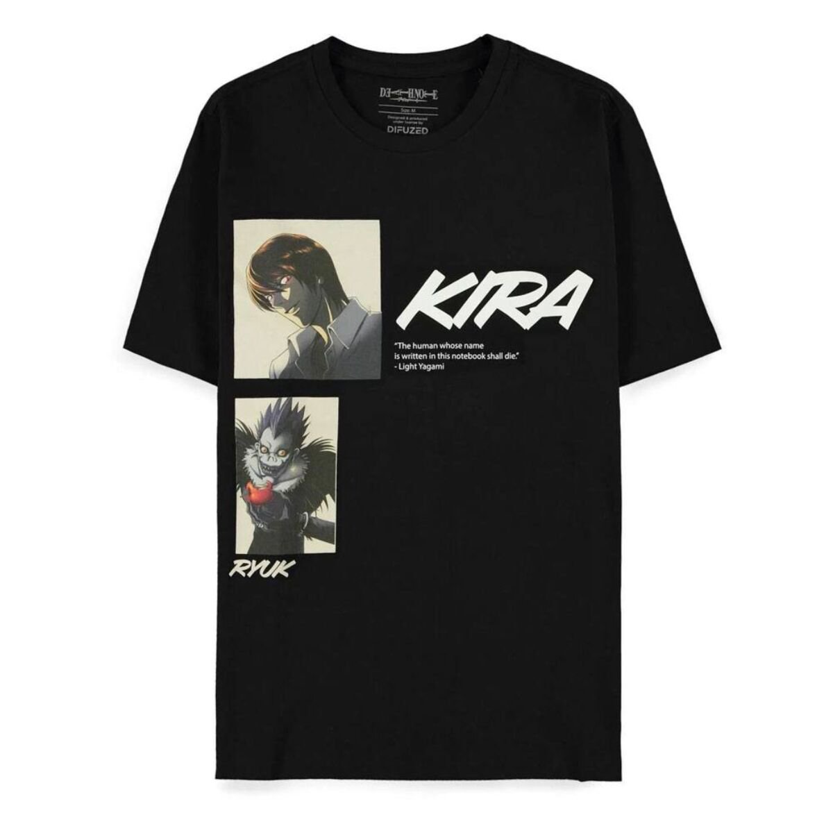Футболка Difuzed Death Note Kira Size L купить,NaN