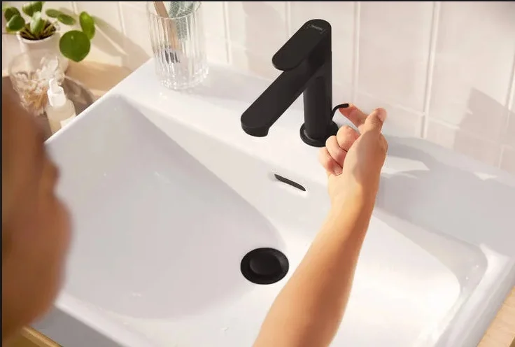 Смеситель Hansgrohe Rebris S 72517670 черный купить,129458